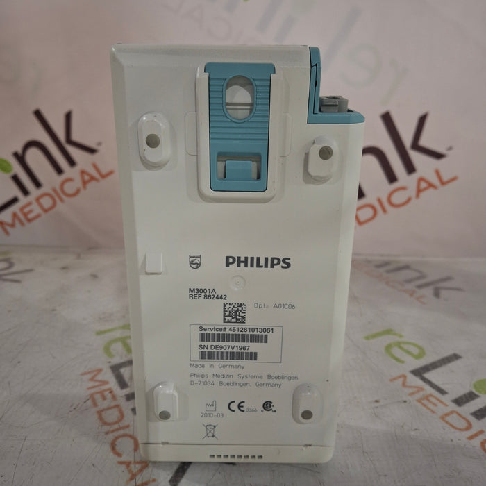Philips Philips M3001A-A01C06 Fast SpO2, NIBP, ECG, Temp, IBP MMS Module Patient Monitors reLink Online