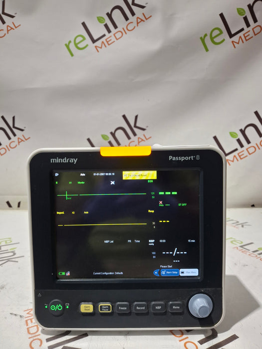 Mindray Mindray Passport 8 Patient Monitor Patient Monitors reLink Online