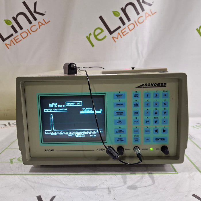 Sonomed Escalon Sonomed Escalon A-Scan A 2500 Ophthalmic Ultrasound Ultrasound reLink Online