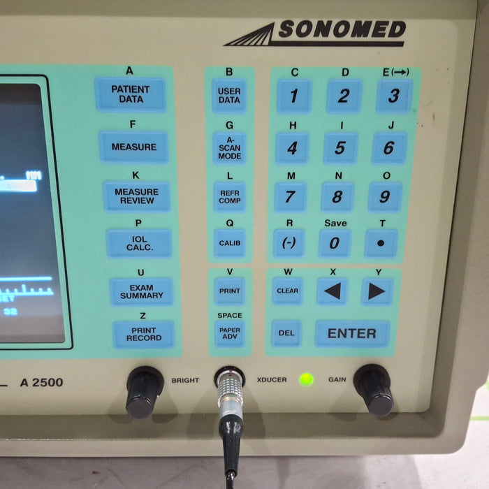 Sonomed Escalon Sonomed Escalon A-Scan A 2500 Ophthalmic Ultrasound Ultrasound reLink Online