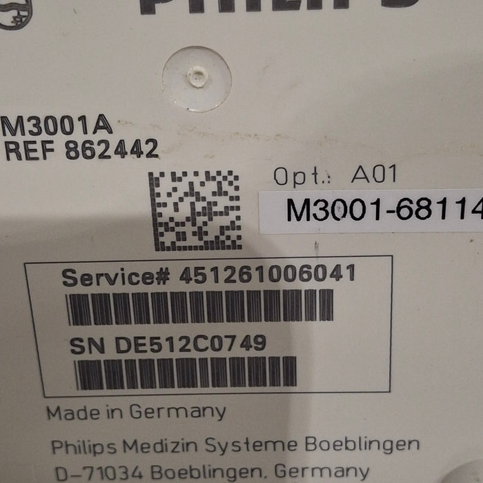 Philips Philips M3001A-A01 Fast SpO2, NIBP, ECG MMS Module Patient Monitors reLink Online