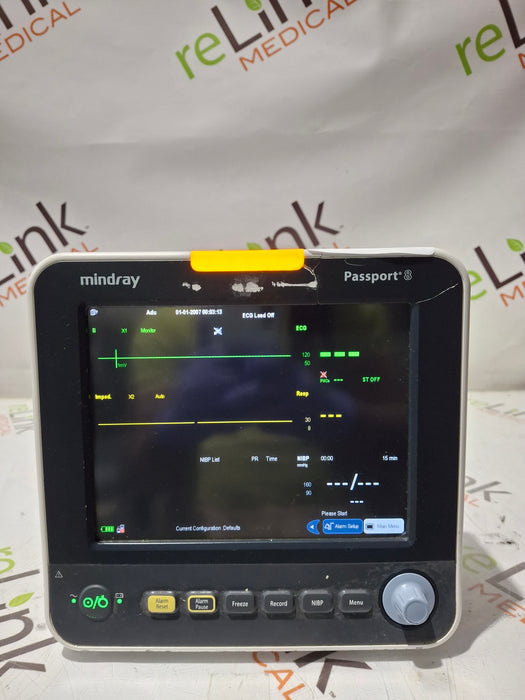 Mindray Mindray Passport 8 Patient Monitor Patient Monitors reLink Online