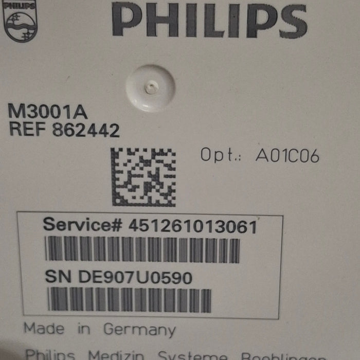 Philips Philips M3001A-A01C06 Fast SpO2, NIBP, ECG, Temp, IBP MMS Module Patient Monitors reLink Online