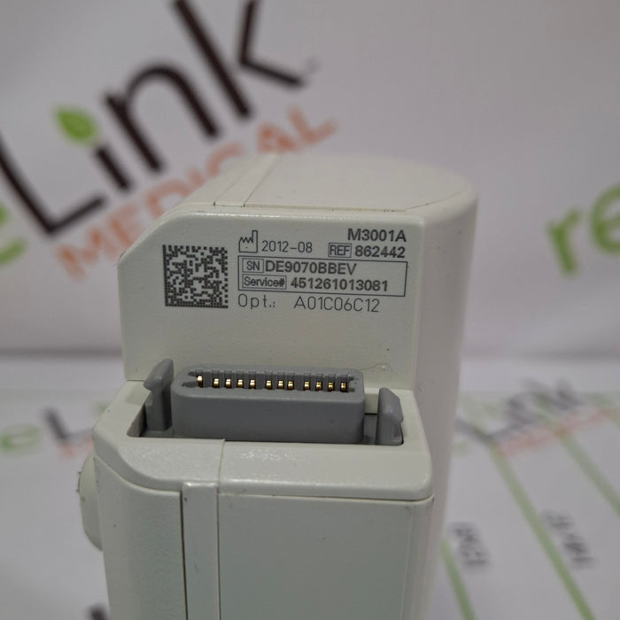 Philips M3001A-A01C06C12 Fast SpO2, NIBP, 12 lead ECG, Temp, IBP MMS Module