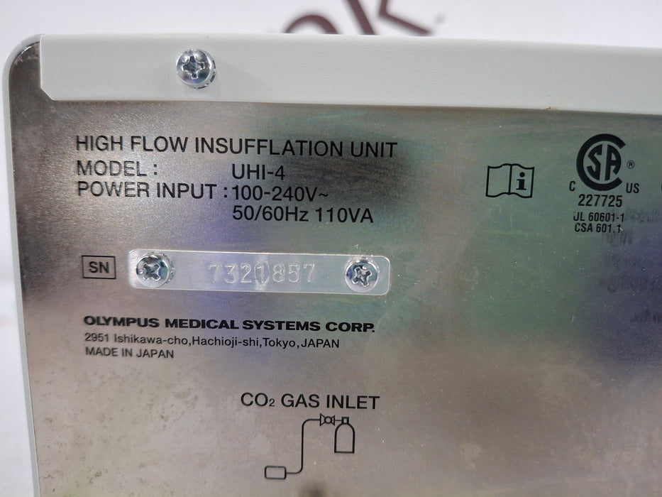 Olympus Olympus UHI-4 Intra-Abdominal Insufflation Unit Rigid Endoscopy reLink Online