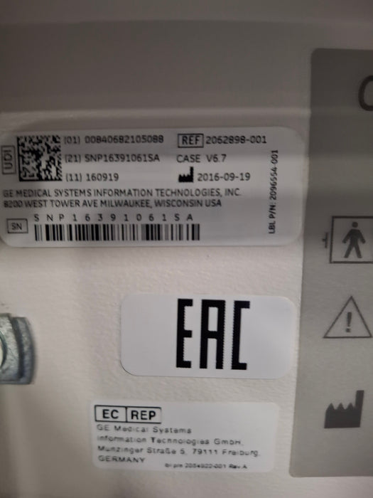 GE Healthcare Case 6.7 Stress Test Console