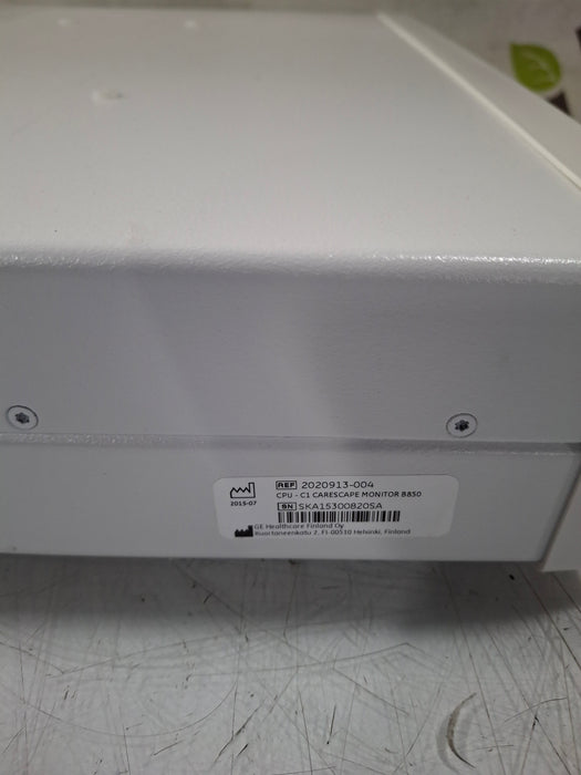 GE Healthcare GE Healthcare Carescape B850 CPU Unit Patient Monitors reLink Online