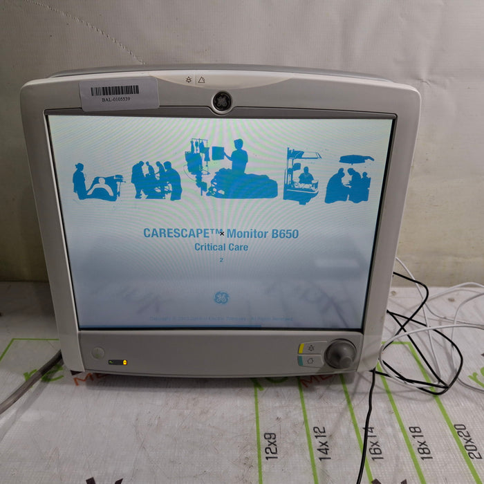 GE Healthcare GE Healthcare Carescape B650 Critical Care Patient Monitor Patient Monitors reLink Online