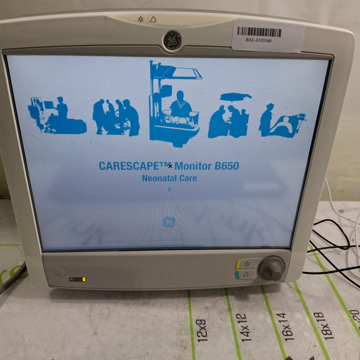 GE Healthcare GE Healthcare Carescape B650 Neonatal Care Patient Monitor Patient Monitors reLink Online