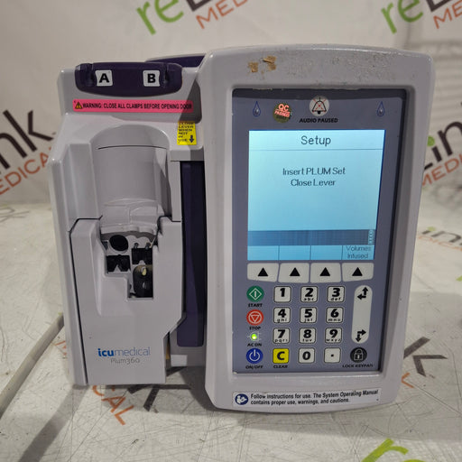 Hospira Hospira / ICU Medical Plum 360 Infusion Pump Infusion Pump reLink Online