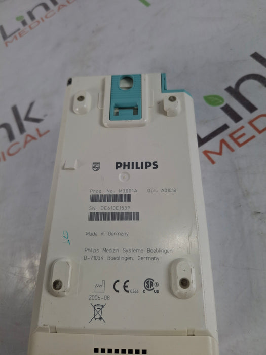 Philips M3001A-A03C06 Masimo SpO2, NIBP, ECG, Temp, IBP MMS Module