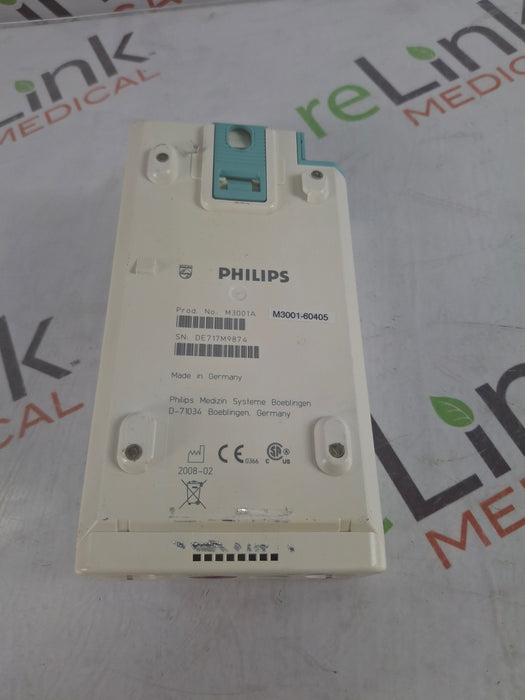 Philips M3001A-A01C06 Fast SpO2, NIBP, ECG, Temp, IBP MMS Module