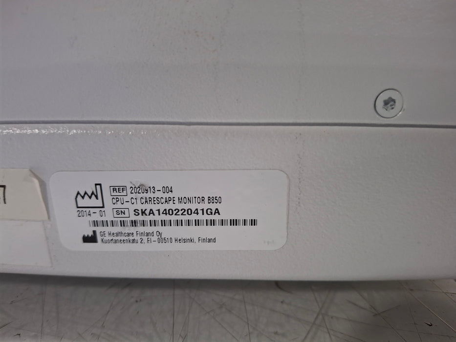 GE Healthcare Carescape B850 CPU Unit