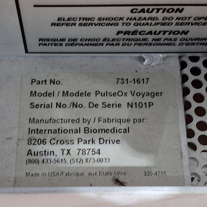 International Biomedical International Biomedical PulseOx Voyager 731-1617 Voyager Transport Incubator Infant Warmers and Incubators reLink Online