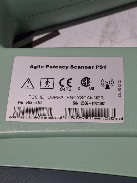 Given Imaging Inc Agile Patency Scanner PS1