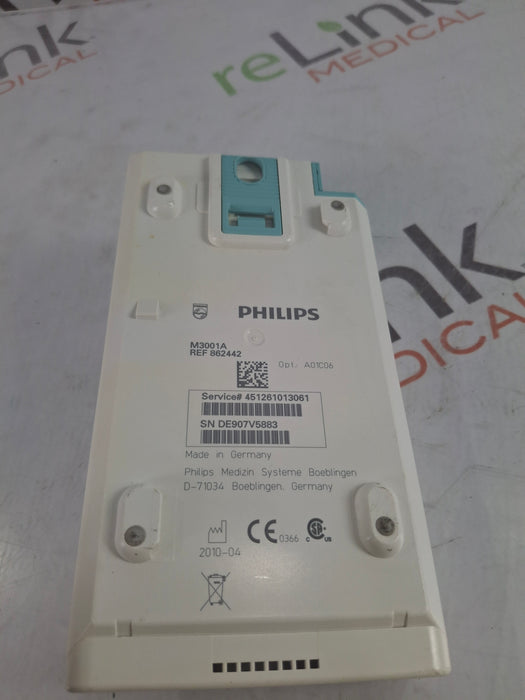 Philips Philips M3001A-A01C06 Fast SpO2, NIBP, ECG, Temp, IBP MMS Module Patient Monitors reLink Online