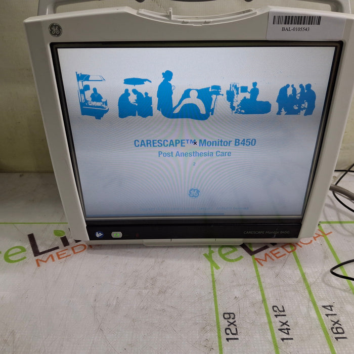 GE Healthcare GE Healthcare Carescape B450 Critical Care Patient Monitor Patient Monitors reLink Online
