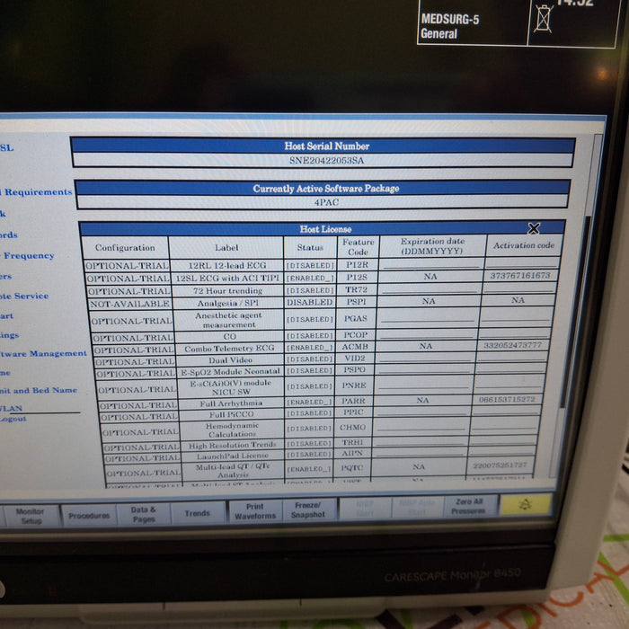 GE Healthcare GE Healthcare Carescape B450 Critical Care Patient Monitor Patient Monitors reLink Online
