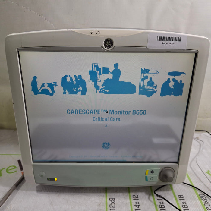 GE Healthcare GE Healthcare Carescape B650 Critical Care Patient Monitor Patient Monitors reLink Online