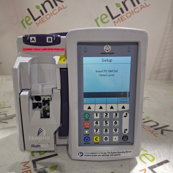 Hospira Hospira / ICU Medical Plum 360 Infusion Pump Infusion Pump reLink Online
