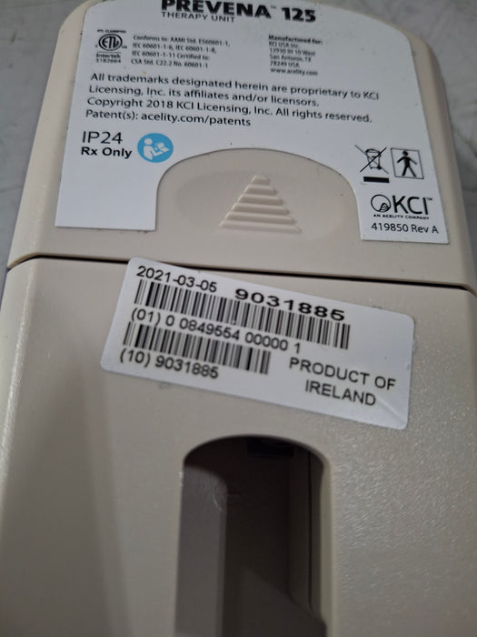 KCI KCI Prevena 125 Wound Therapy Vacuum Pump Surgical Equipment reLink Online