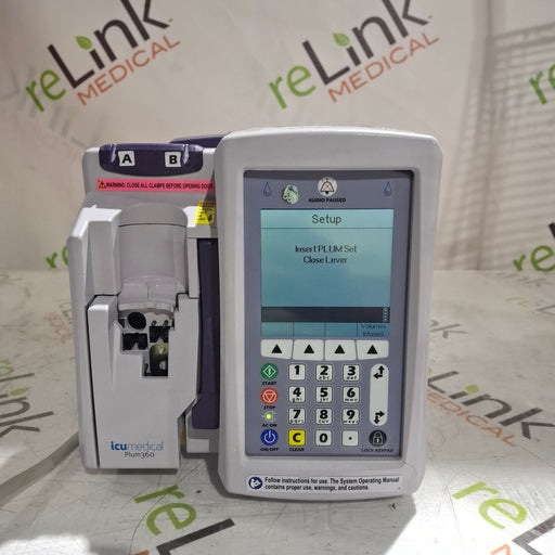 Hospira Hospira / ICU Medical Plum 360 Infusion Pump Infusion Pump reLink Online