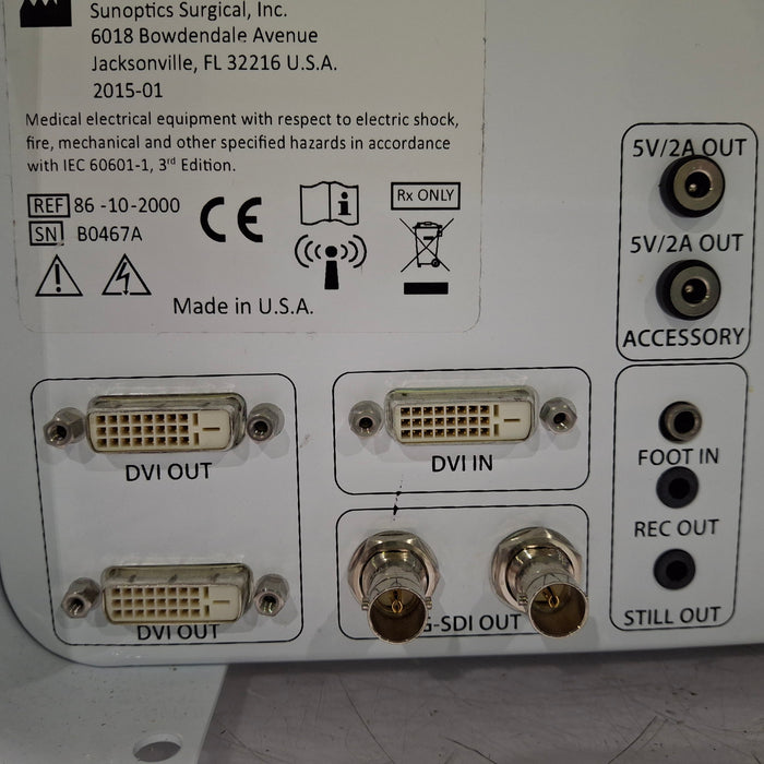 Sunoptics Surgical Titan HD Camera Control Unit