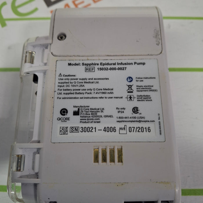 QCore Medical QCore Medical Sapphire Epidural Infusion Pump Infusion Pump reLink Online