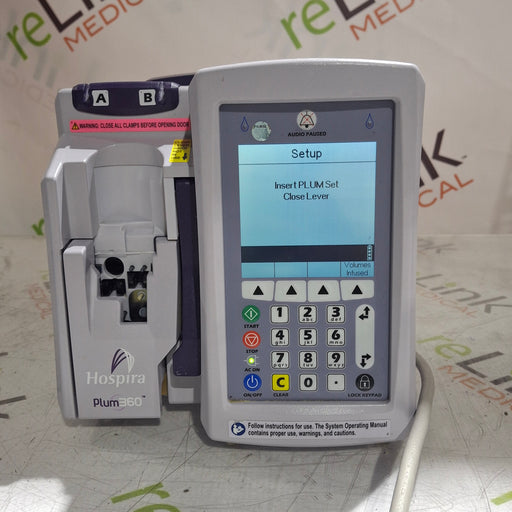 Hospira Hospira / ICU Medical Plum 360 Infusion Pump Infusion Pump reLink Online
