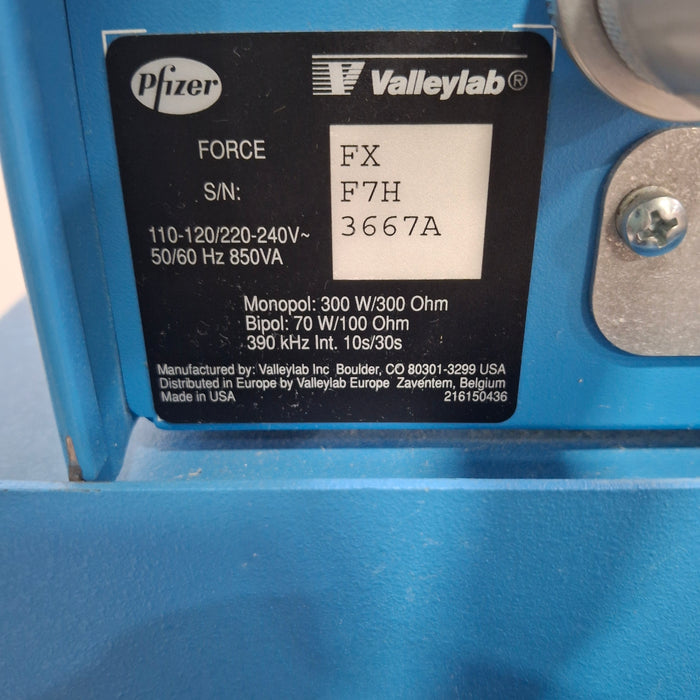 Valleylab Valleylab Force FX Electrosurgical Unit Electrosurgical Units reLink Online