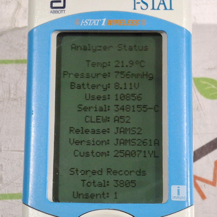 Abbott i-Stat 1 300W Wireless Blood Analyzer