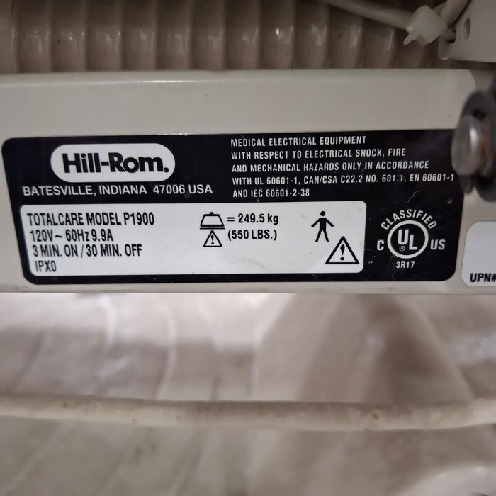 Hill-Rom TotalCare P1900 w/ SpO2RT Upgrade Kit ICU Bed