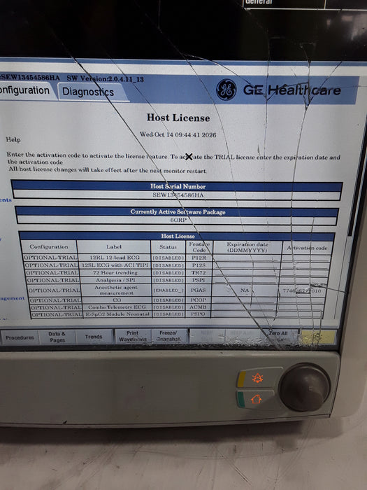 GE Healthcare GE Healthcare Carescape B650 Anesthesia Care Patient Monitor Patient Monitors reLink Online