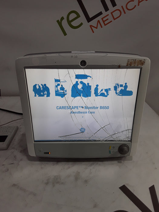 GE Healthcare Carescape B650 Anesthesia Care Patient Monitor