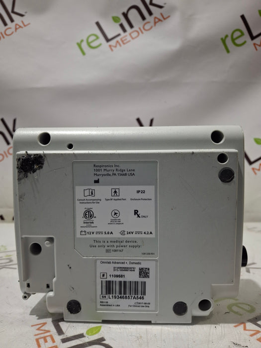 Philips Respironics OmniLab Advanced + System One Ventilator