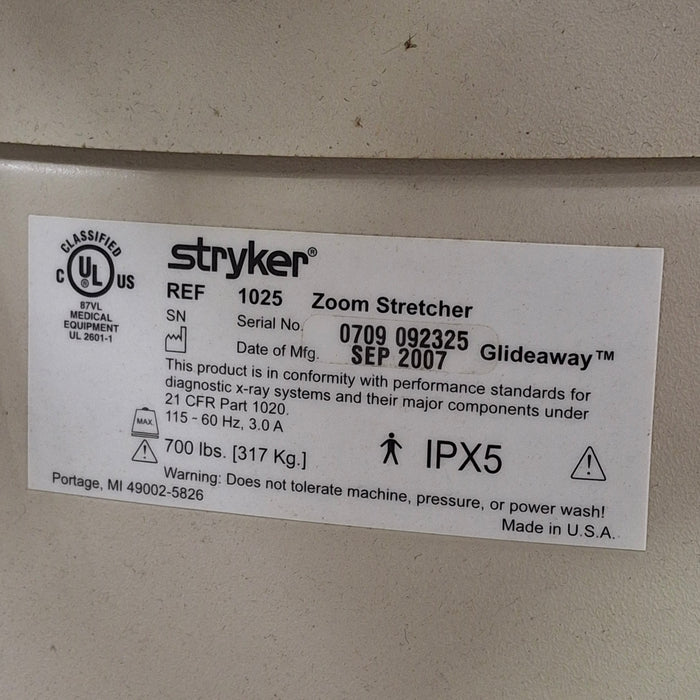 Stryker 1025 Zoom Stretcher