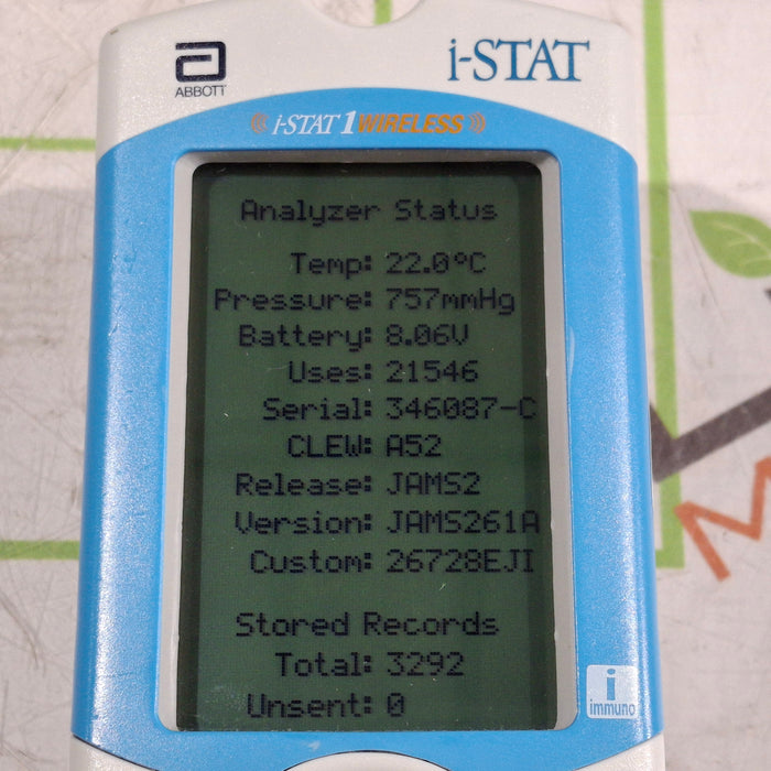 Abbott i-Stat 1 300W Wireless Blood Analyzer