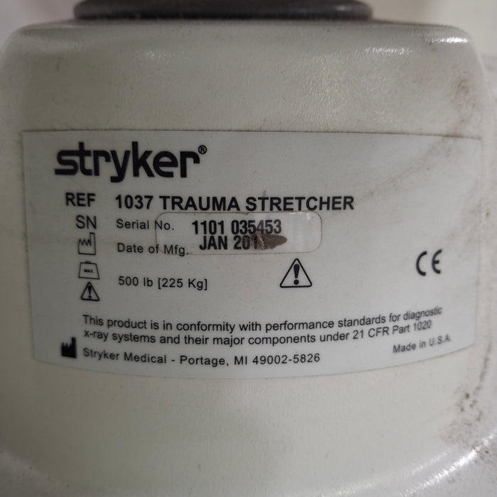 Stryker 1037 Trauma Stretcher
