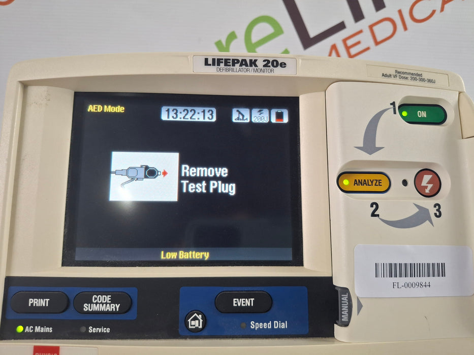 Physio-Control LifePak 20e Defibrillator