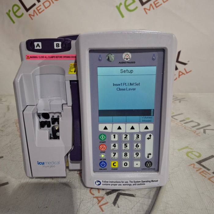 Hospira Hospira / ICU Medical Plum 360 Infusion Pump Infusion Pump reLink Online