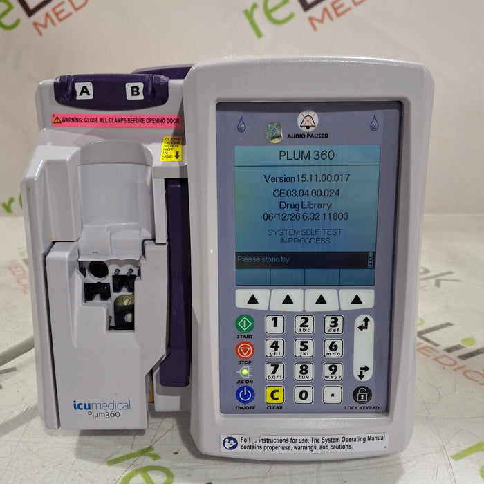 Hospira Hospira / ICU Medical Plum 360 Infusion Pump Infusion Pump reLink Online