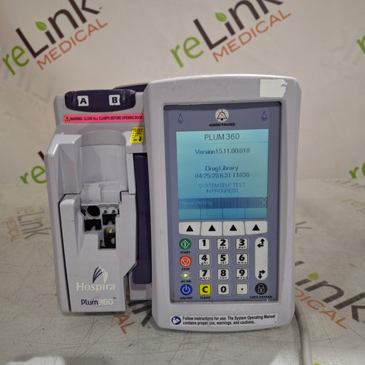 Hospira Hospira / ICU Medical Plum 360 Infusion Pump Infusion Pump reLink Online