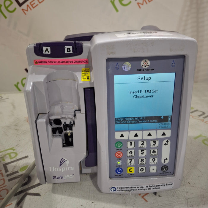 Hospira Hospira / ICU Medical Plum 360 Infusion Pump Infusion Pump reLink Online