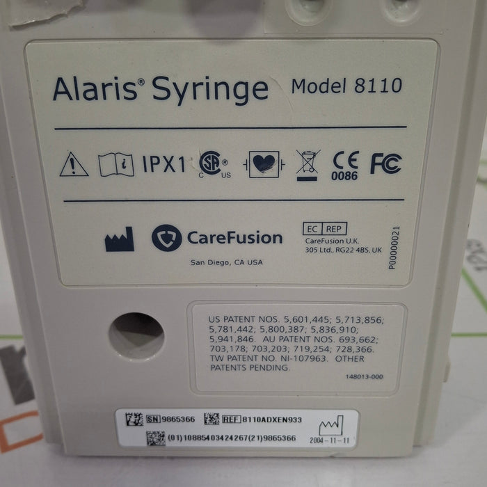 CareFusion Alaris 8110 Syringe Pump Module