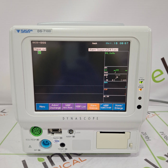 Fukuda Denshi Dynascope DS-7100 Patient Monitor