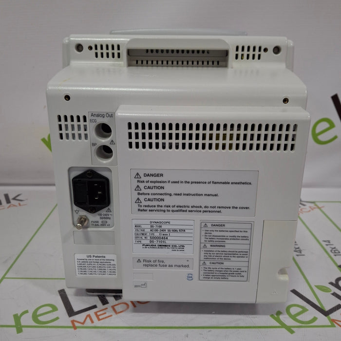 Fukuda Denshi Dynascope DS-7100 Patient Monitor