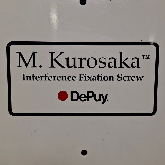 DePuy M. Kurosaka Interference Fixation Screw Set