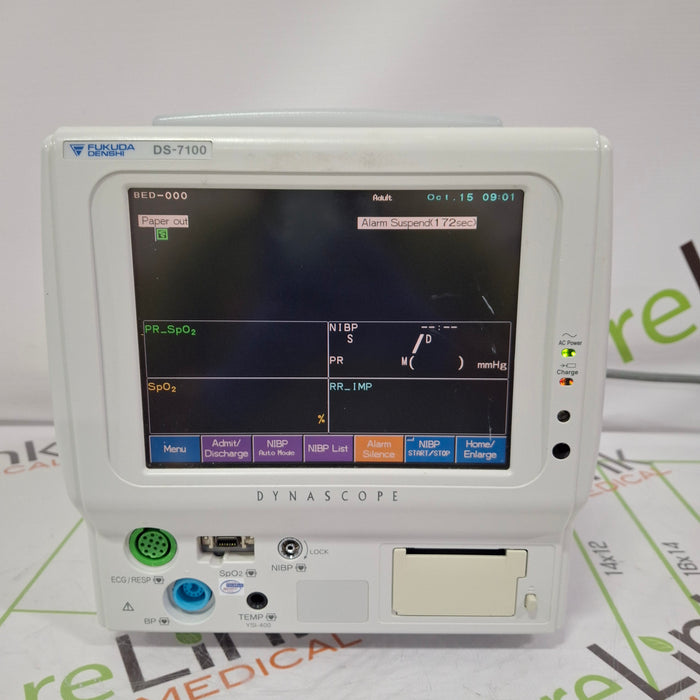 Fukuda Denshi Dynascope DS-7100 Patient Monitor