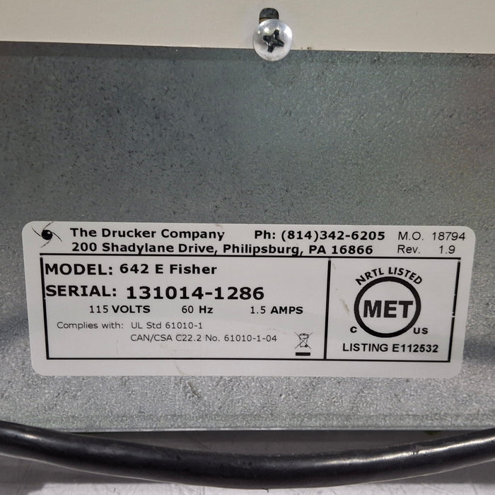 Drucker Diagnostics 642E Centrifuge