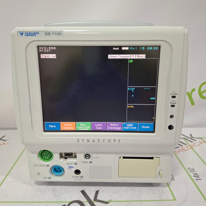 Fukuda Denshi Fukuda Denshi Dynascope DS-7100 Patient Monitor Patient Monitors reLink Online